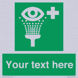 Custom Eye Wash Station Sign